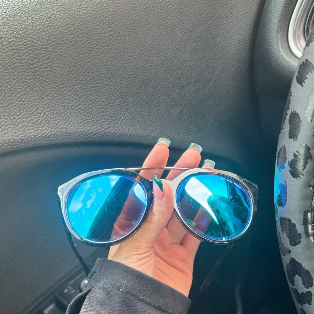 Michael Kors Tortoiseshell Rectangular Sunglasses - image 1